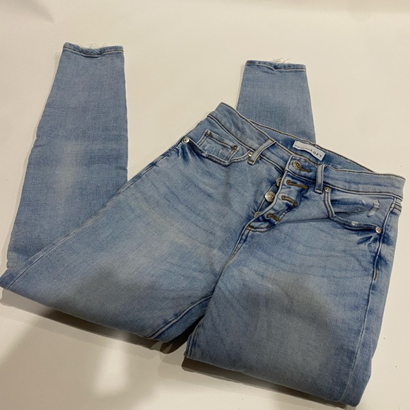 LOFT Denim - LOFT Women's Light Blue High Waist Skinny Jeans- Womens size 0